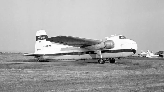 Framed Print : Bristol 170 Freighter Mk. 31E G-ANMF