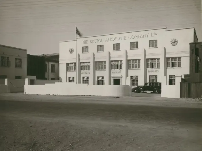 Framed Print : Bristol Aero Engine Department main offices c 1936 Framed Print : Bristol Aero Engine Department main offices c 1936