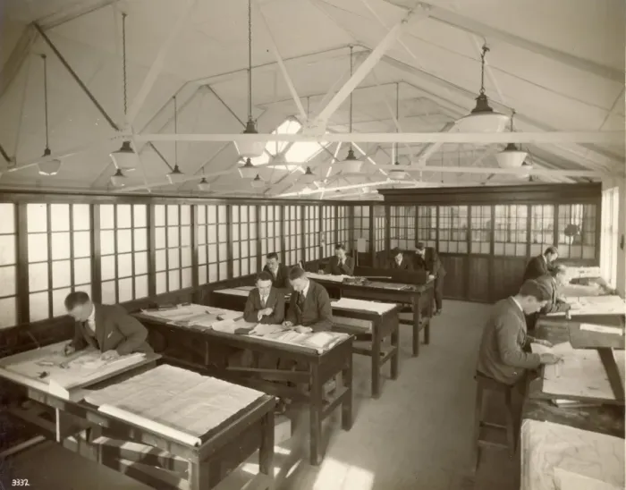 Framed Print : Bristol Aeroplane Company Engine Department Drawing Offices Framed Print : Bristol Aeroplane Company Engine Department Drawing Offices