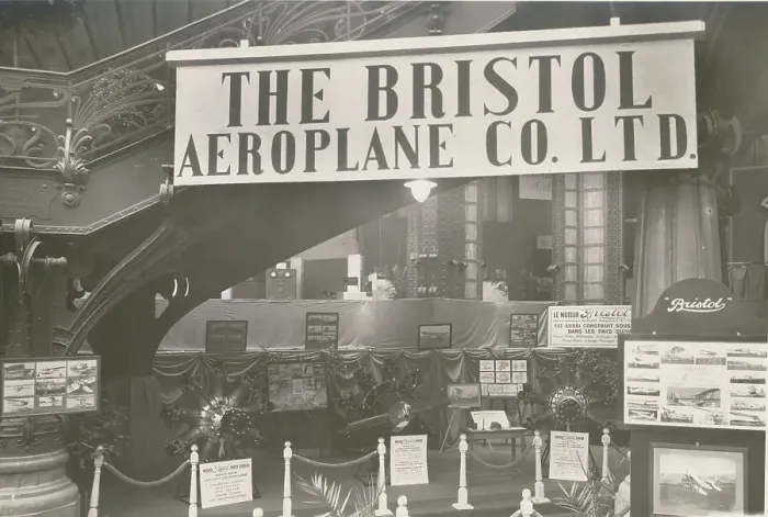 Framed Print : Bristol Aeroplane Co Ltd at an exhibition Framed Print : Bristol Aeroplane Co Ltd at an exhibition