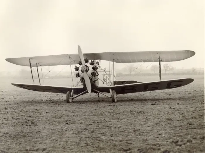 Framed Print : Bristol Bloodhound, G-EBGG, prototype after modification