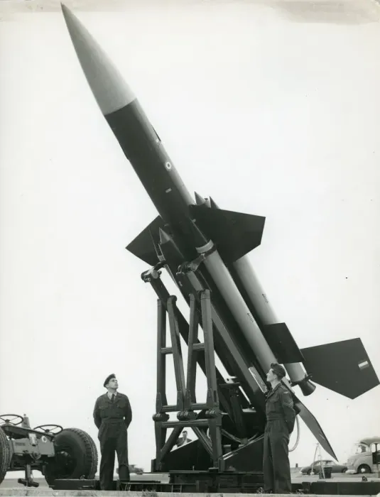 Framed Print : Bristol Bloodhound guided missile unveiled at Filton