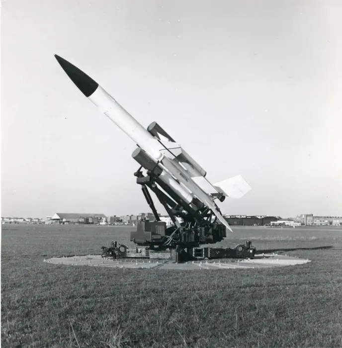 Framed Print : Bristol Bloodhound II surface-to-air guided missile Framed Print : Bristol Bloodhound II surface-to-air guided missile