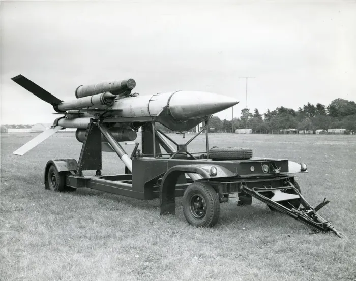 Framed Print : Bristol Bloodhound surface-to-air guided missile Framed Print : Bristol Bloodhound surface-to-air guided missile