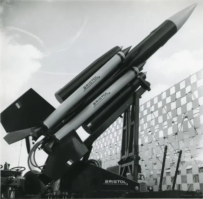 Framed Print : Bristol Bloodhound surface-to-air guided missile Framed Print : Bristol Bloodhound surface-to-air guided missile
