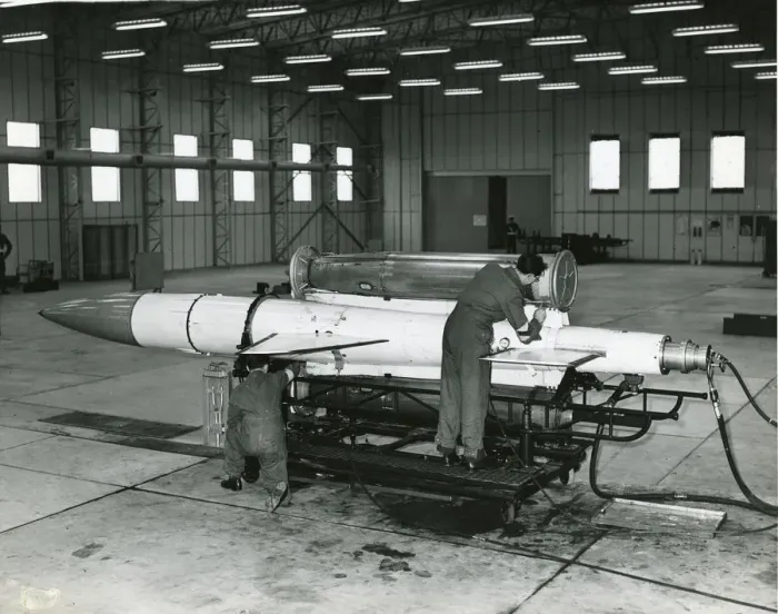 Framed Print : Bristol Bloodhound surface-to-air missile, North Coates Framed Print : Bristol Bloodhound surface-to-air missile, North Coates