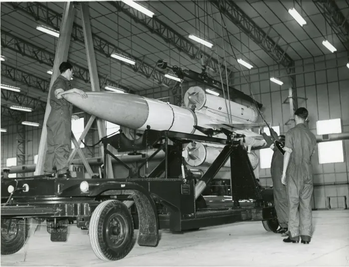 Framed Print : Bristol Bloodhound surface-to-air missile, North Coates Framed Print : Bristol Bloodhound surface-to-air missile, North Coates