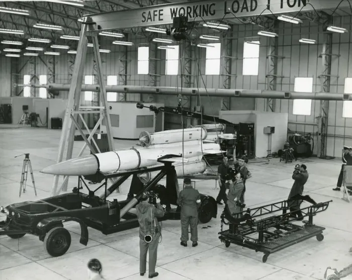 Framed Print : Bristol Bloodhound surface-to-air missile, North Coates Framed Print : Bristol Bloodhound surface-to-air missile, North Coates