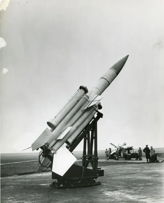 Framed Print : Bristol Bloodhound surface-to-air missile, North Coates Framed Print : Bristol Bloodhound surface-to-air missile, North Coates