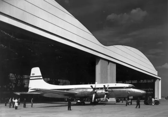 Framed Print : Bristol Britannia 100 G-ALBO Framed Print : Bristol Britannia 100 G-ALBO