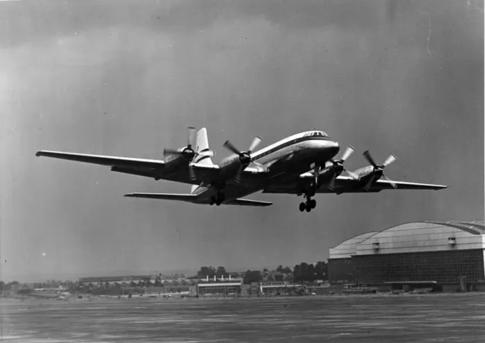 Framed Print : Bristol Britannia 100 G-ALBO Framed Print : Bristol Britannia 100 G-ALBO