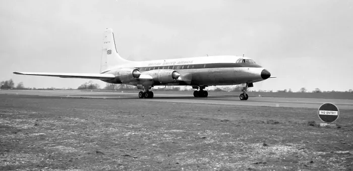 Framed Print : Bristol Britannia 306 G-ANCD Framed Print : Bristol Britannia 306 G-ANCD