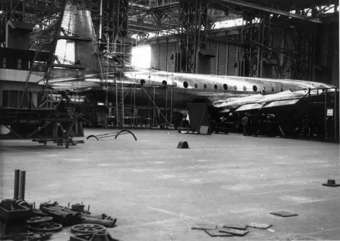Framed Print : Bristol Britannia production at Filton Framed Print : Bristol Britannia production at Filton
