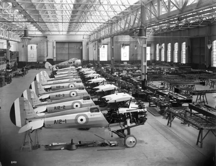 Framed Print : Bristol Bulldog IIs A12-1 to A12-8 for the RaF Framed Print : Bristol Bulldog IIs A12-1 to A12-8 for the RaF