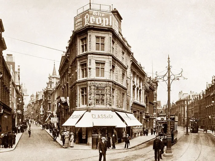 Framed Print : Bristol Clare Street and Baldwin Street early 1900s Framed Print : Bristol Clare Street and Baldwin Street early 1900s