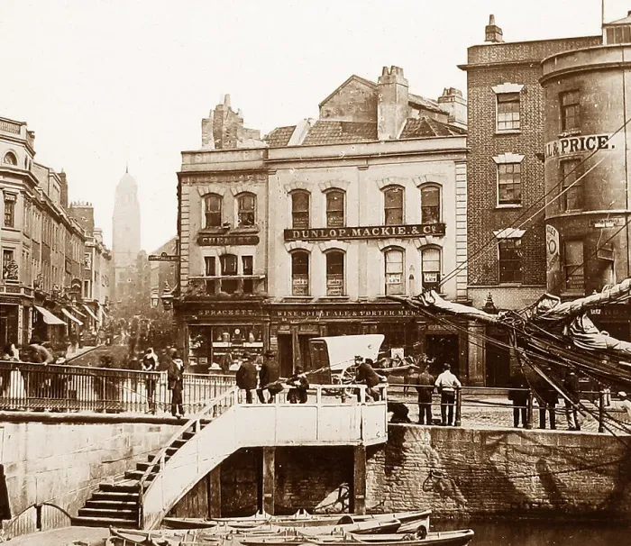 Framed Print : Bristol Clare Street Victorian period Framed Print : Bristol Clare Street Victorian period