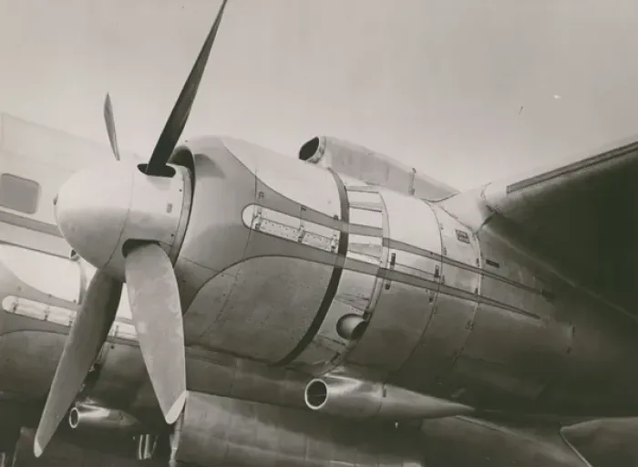 Framed Print : The Bristol Hercules 120 engine installation