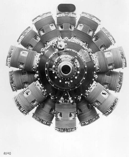 Bristol Hercules IV 14-cylinder radial Front view