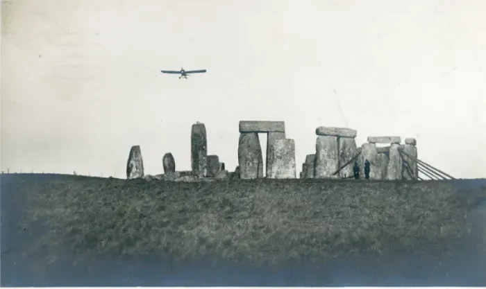 Framed Print : The Bristol Monoplane over Stonehenge Framed Print : The Bristol Monoplane over Stonehenge