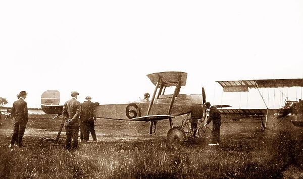 Bristol Scout A biplane early 1900s
