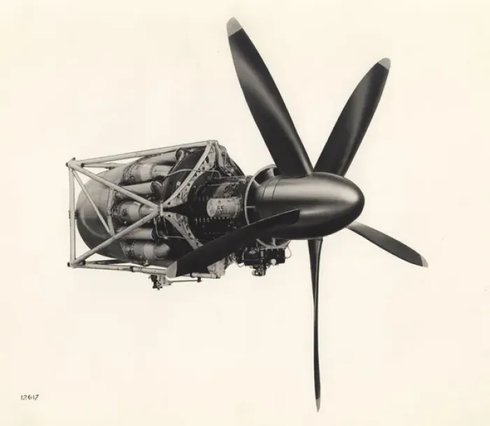 Framed Print : Bristol Theseus I turboprop