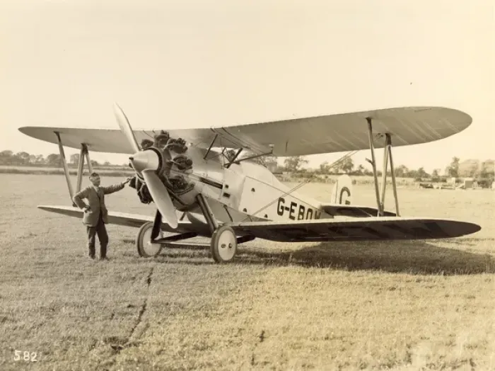 Framed Print : Bristol Type 101, G-EBOW, at Copenhagen in August 1927 Framed Print : Bristol Type 101, G-EBOW, at Copenhagen in August 1927