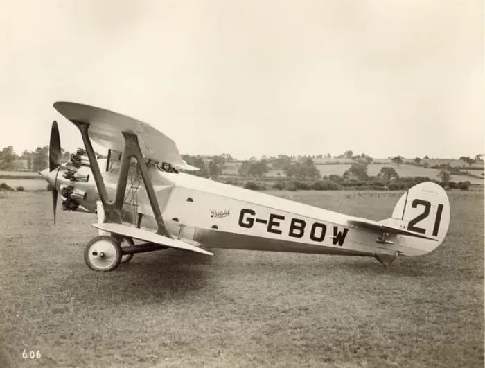 Framed Print : Bristol Type 101, G-EBOW, as flown in the 1928