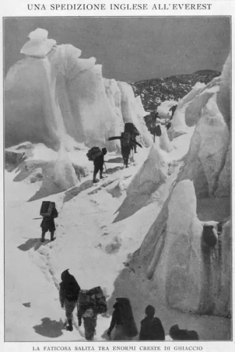 Framed Print : Brit Expedition Climb Framed Print : Brit Expedition Climb