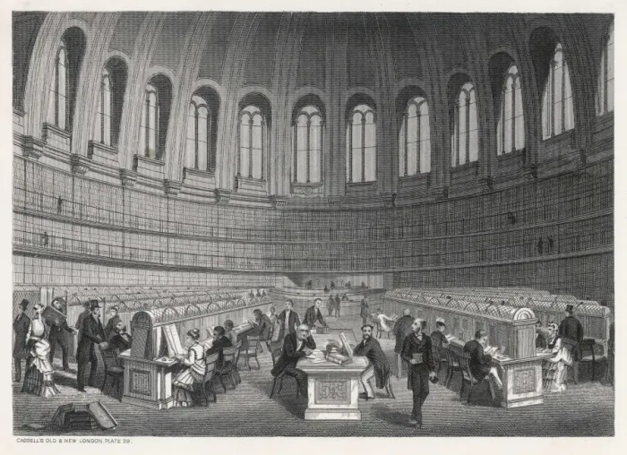 Framed Print : Brit Museum Reading Rm Framed Print : Brit Museum Reading Rm