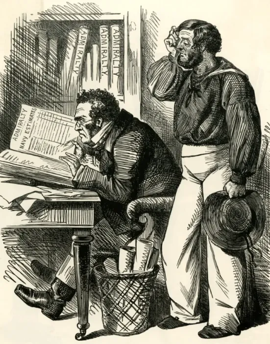 Framed Print : Britain / Cartoons / 1861 Framed Print : Britain / Cartoons / 1861