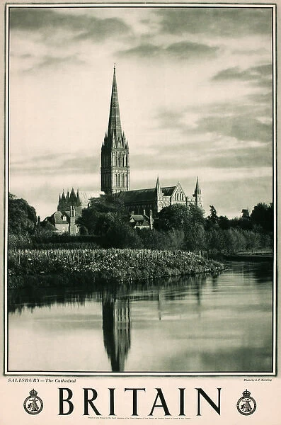 Britain poster, Salisbury Cathedral