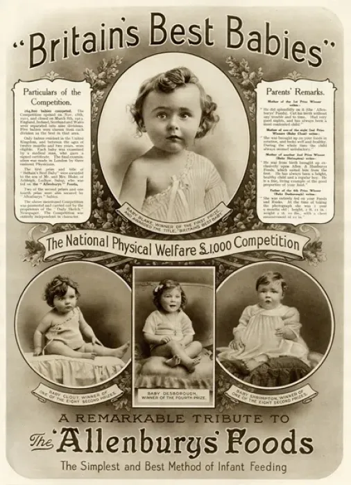 Framed Print : Britains Best Babies competition 1914 Framed Print : Britains Best Babies competition 1914