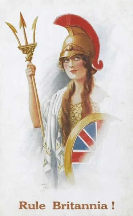 Framed Print : Britannia. Rule Britannia!. circa 1910s Framed Print : Britannia. Rule Britannia!. circa 1910s