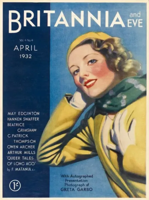 Framed Print : Britannia and Eve front cover, April 1932 Framed Print : Britannia and Eve front cover, April 1932
