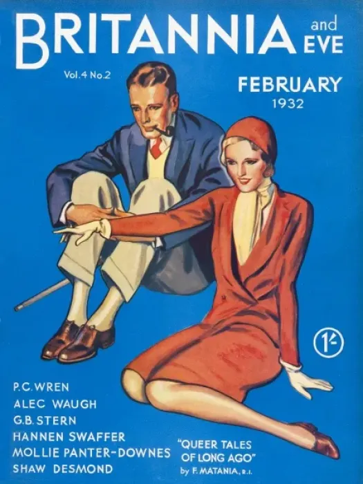 Framed Print : Britannia and Eve front cover, February 1932 Framed Print : Britannia and Eve front cover, February 1932