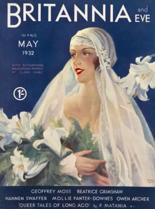 Framed Print : Britannia and Eve front cover, May 1932 Framed Print : Britannia and Eve front cover, May 1932