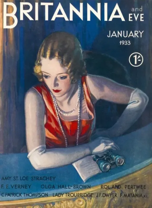 Framed Print : Britannia and Eve, January 1933 Framed Print : Britannia and Eve, January 1933
