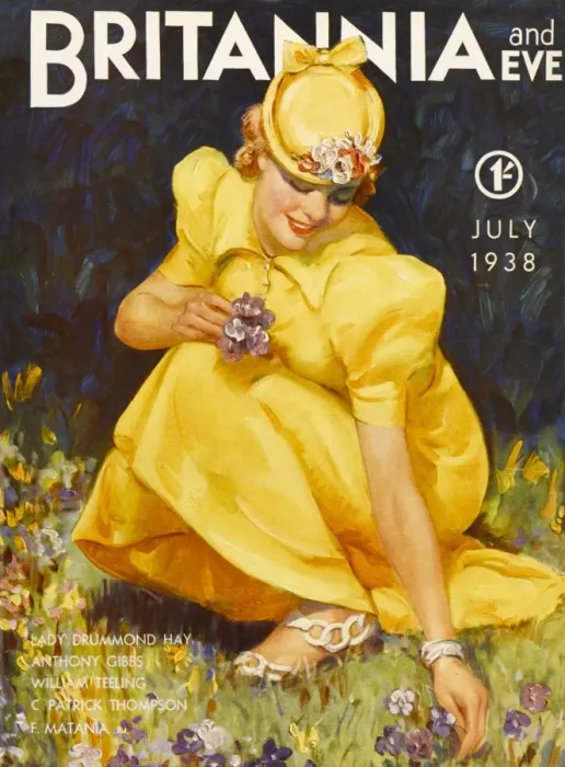 Framed Print : Britannia and Eve, July 1938 Framed Print : Britannia and Eve, July 1938