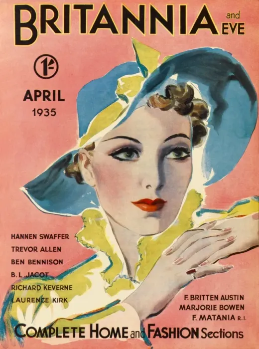 Framed Print : Britannia and Eve magazine, April 1935 Framed Print : Britannia and Eve magazine, April 1935