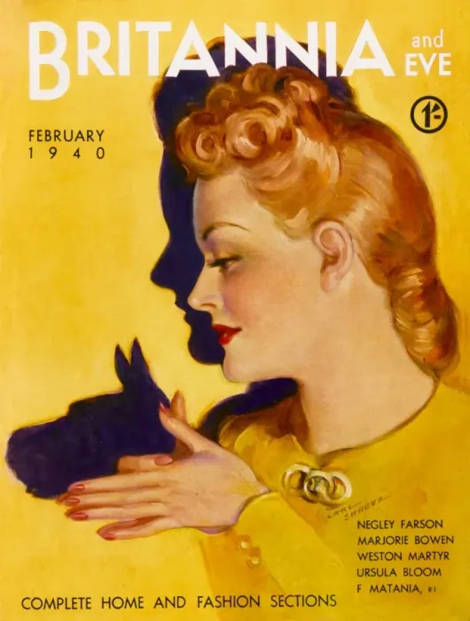 Framed Print : Britannia and Eve magazine, February 1940 Framed Print : Britannia and Eve magazine, February 1940
