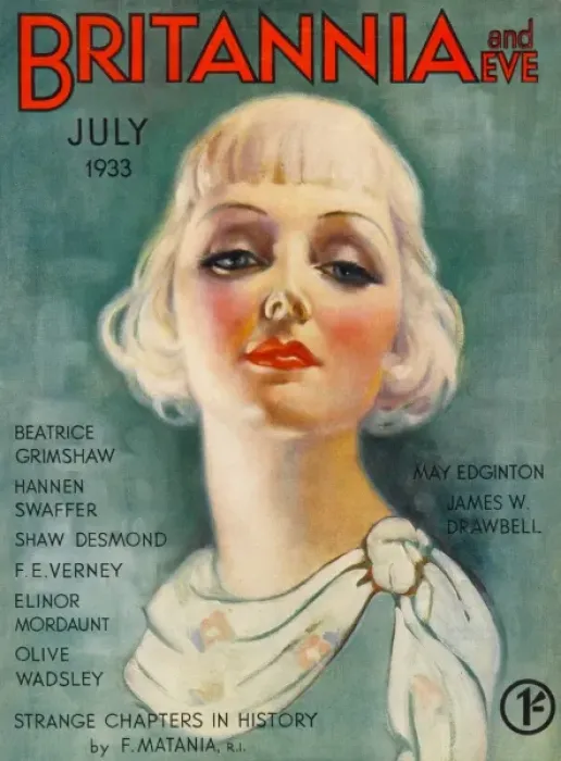 Framed Print : Britannia and Eve magazine, July 1933 Framed Print : Britannia and Eve magazine, July 1933