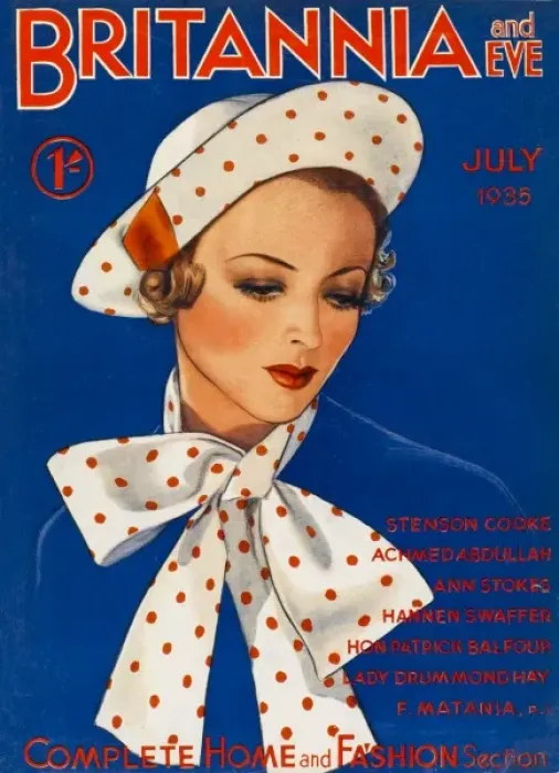 Framed Print : Britannia and Eve magazine, July 1935 Framed Print : Britannia and Eve magazine, July 1935