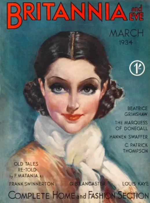 Framed Print : Britannia and Eve magazine, March 1934 Framed Print : Britannia and Eve magazine, March 1934
