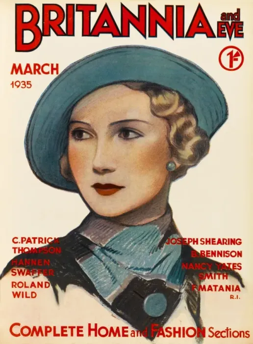 Framed Print : Britannia and Eve magazine, March 1935 Framed Print : Britannia and Eve magazine, March 1935
