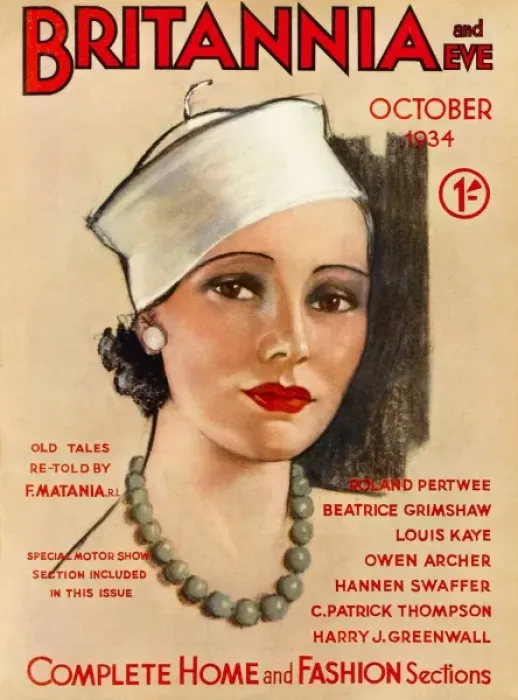Framed Print : Britannia and Eve magazine, October 1934 Framed Print : Britannia and Eve magazine, October 1934