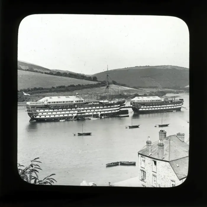 Framed Print : Britannia Royal Navy College Training Ship, Dartmouth, Devon Framed Print : Britannia Royal Navy College Training Ship, Dartmouth, Devon