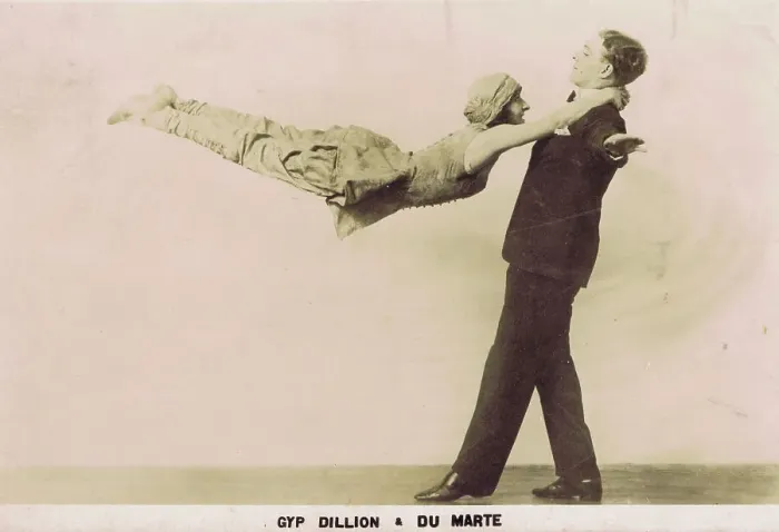 Framed Print : The British acrobatic dancers Gyp Dillion and Du Marte Framed Print : The British acrobatic dancers Gyp Dillion and Du Marte