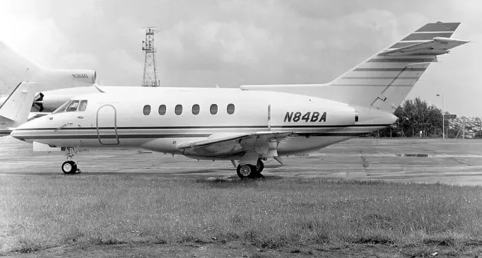 Framed Print : British Aerospace 125-800B N84BA Framed Print : British Aerospace 125-800B N84BA