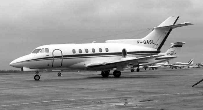 Framed Print : British Aerospace 700B F-GASL Framed Print : British Aerospace 700B F-GASL