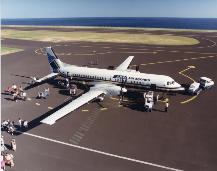 Framed Print : British Aerospace ATP, CS-TGL, of SATA Air Acores